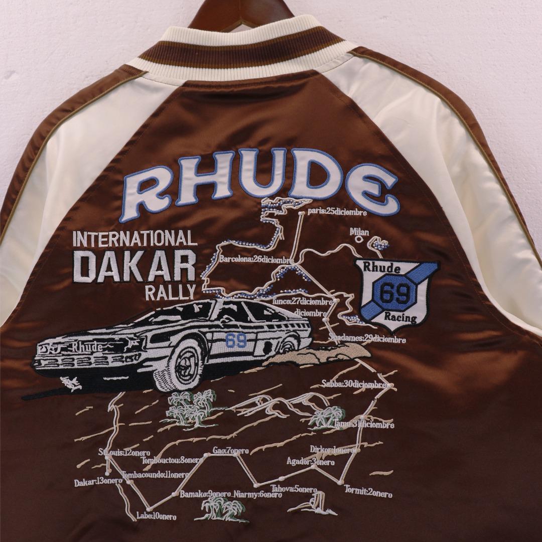 Rhude Souvenier Jacket In Brown - PerfectKickZ
