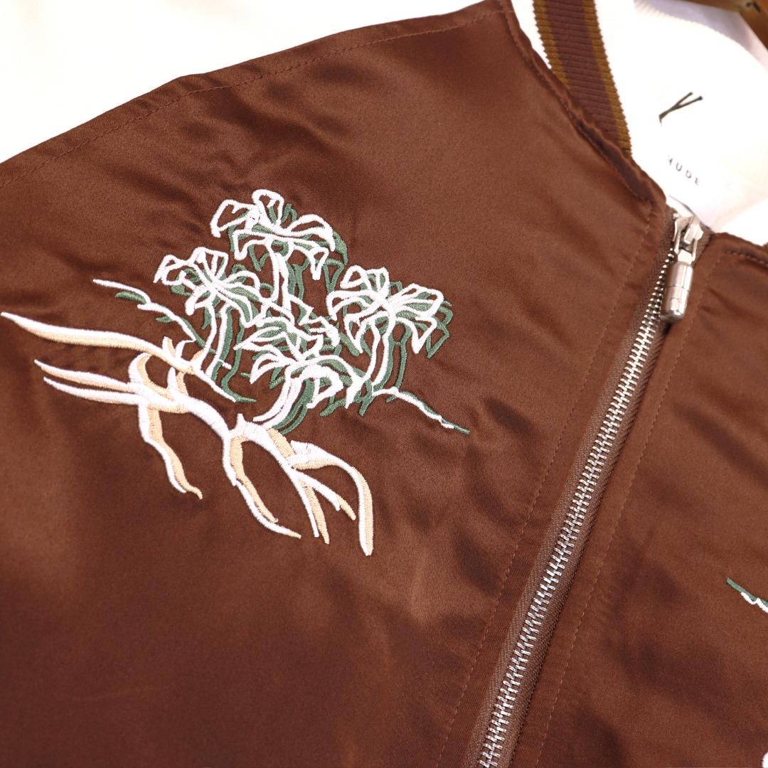 Rhude Souvenier Jacket In Brown - PerfectKickZ