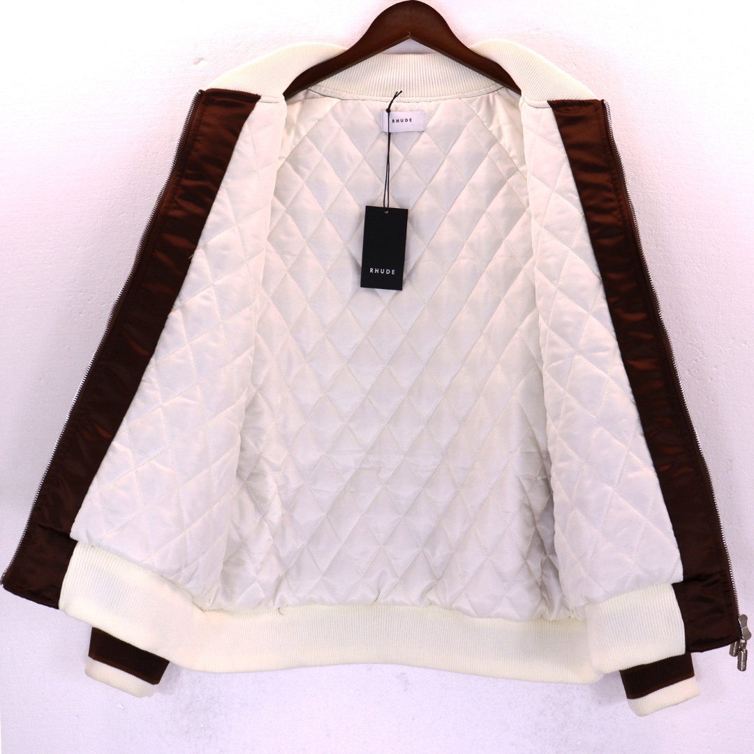 Rhude Souvenier Jacket In Brown - PerfectKickZ