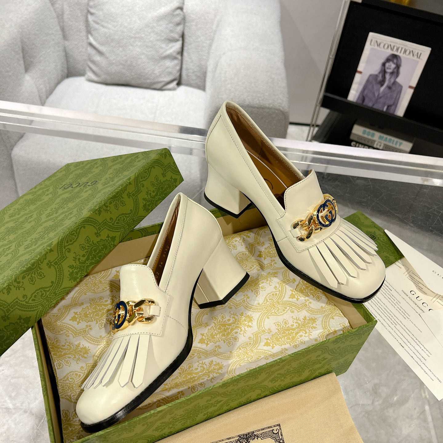Gucci Interlocking G mid-heel Pump - 