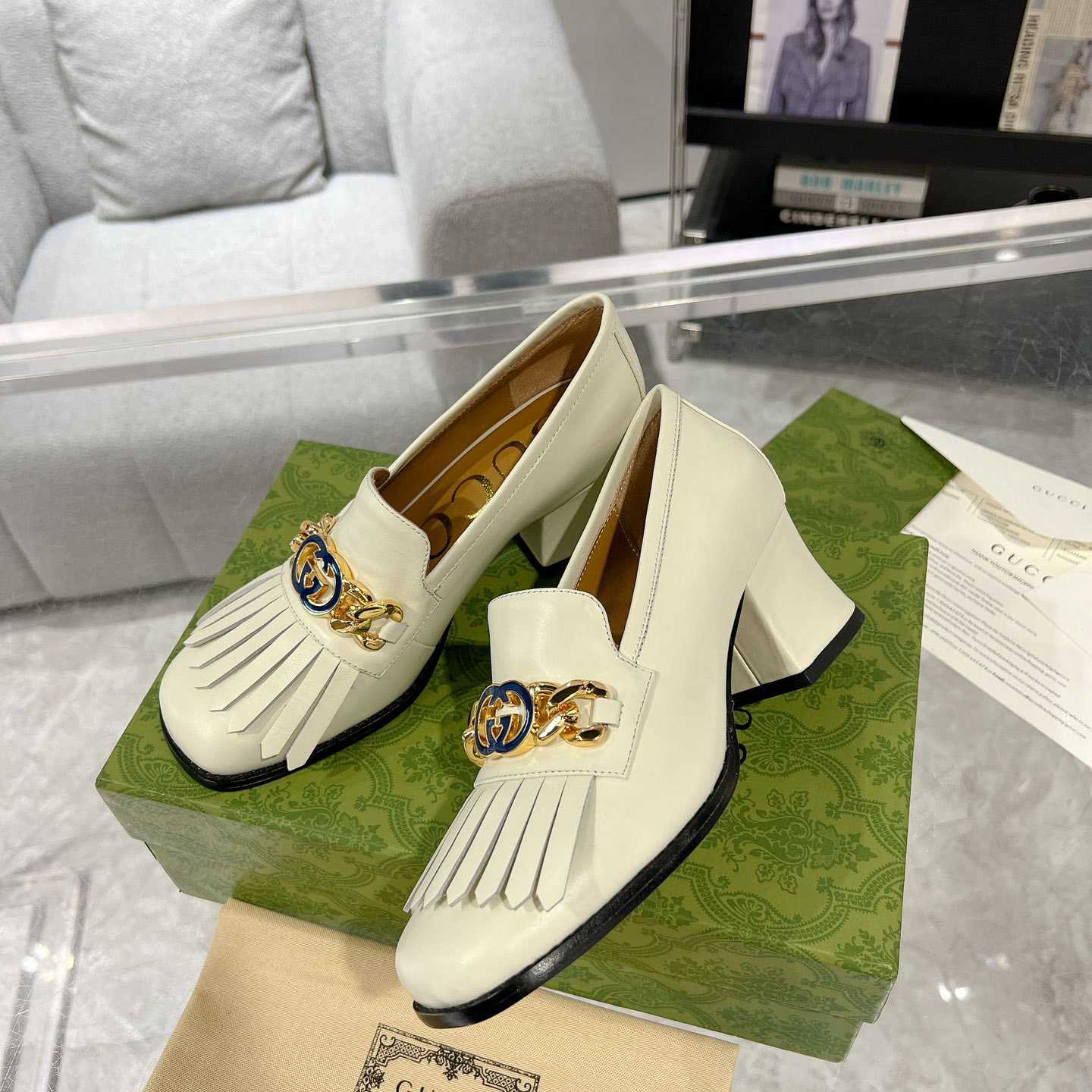 Gucci Interlocking G mid-heel Pump - 
