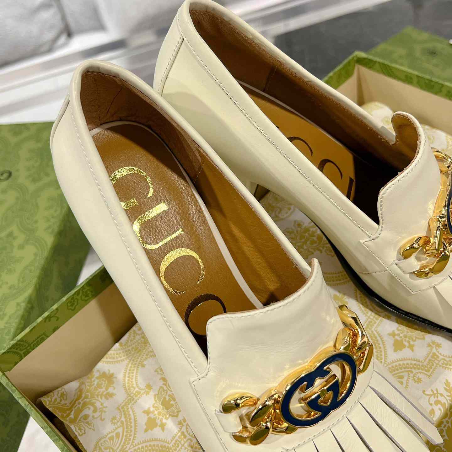 Gucci Interlocking G mid-heel Pump - 