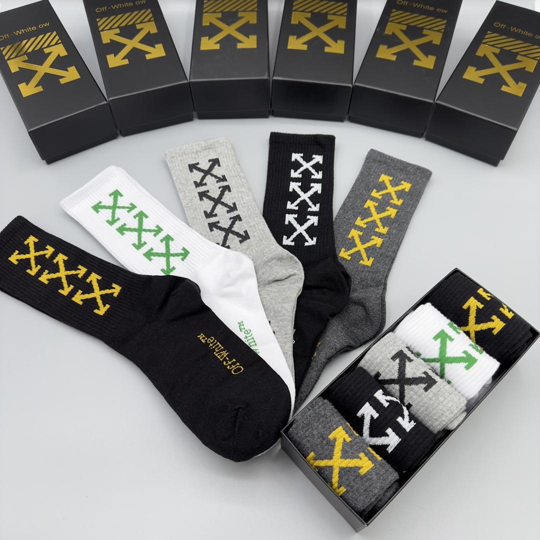 Off White Socks/Box - PerfectKickZ