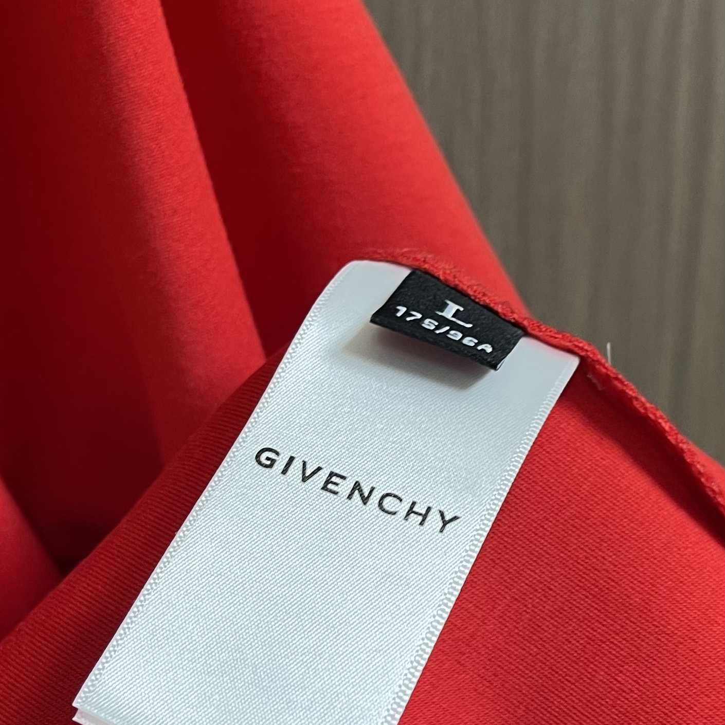 Givenchy Boxy Fit T-shirt In Cotton With Reflective Artwork - PerfectKickZ