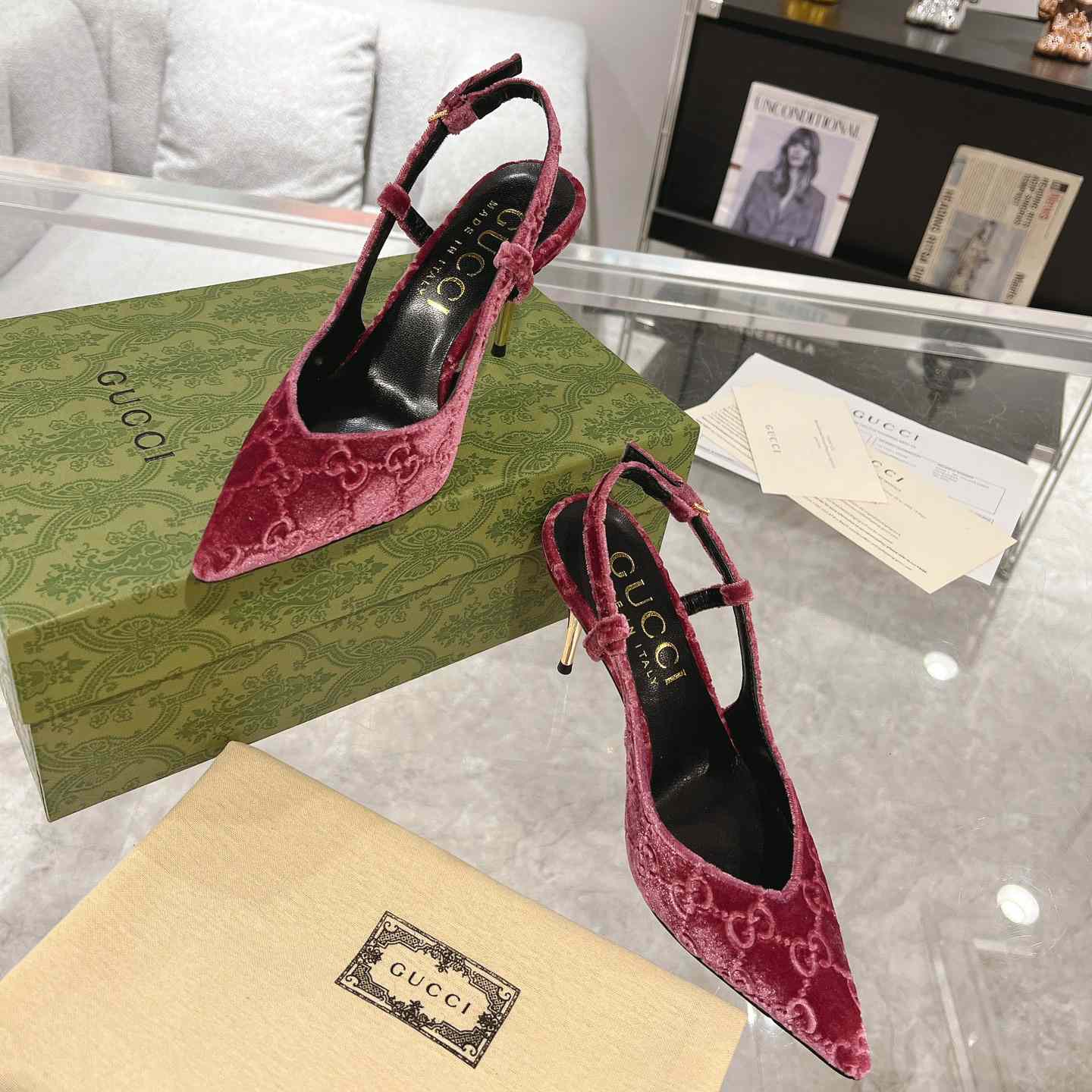 Gucci Women's GG Slingback Pump - PerfectKickZ