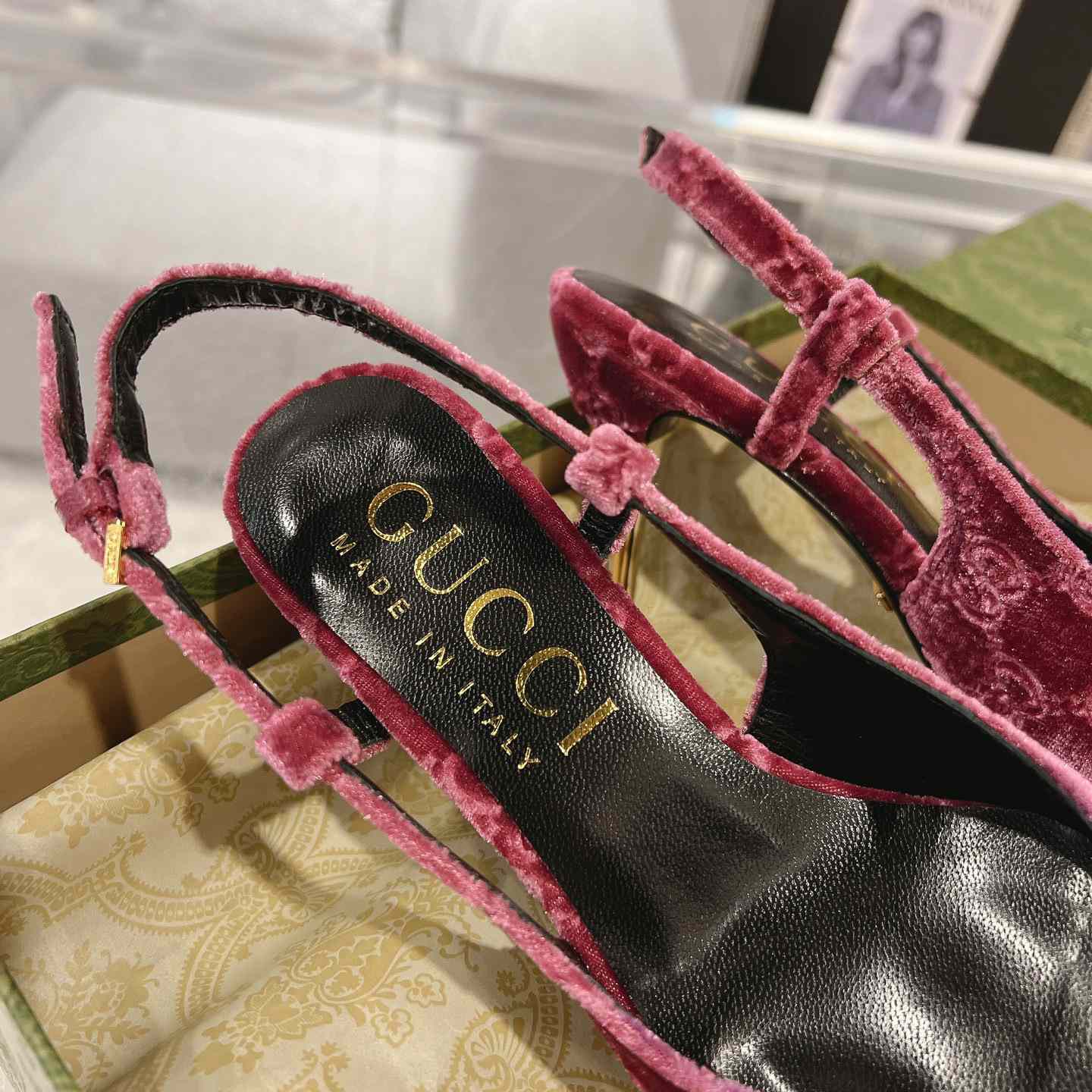 Gucci Women's GG Slingback Pump - PerfectKickZ