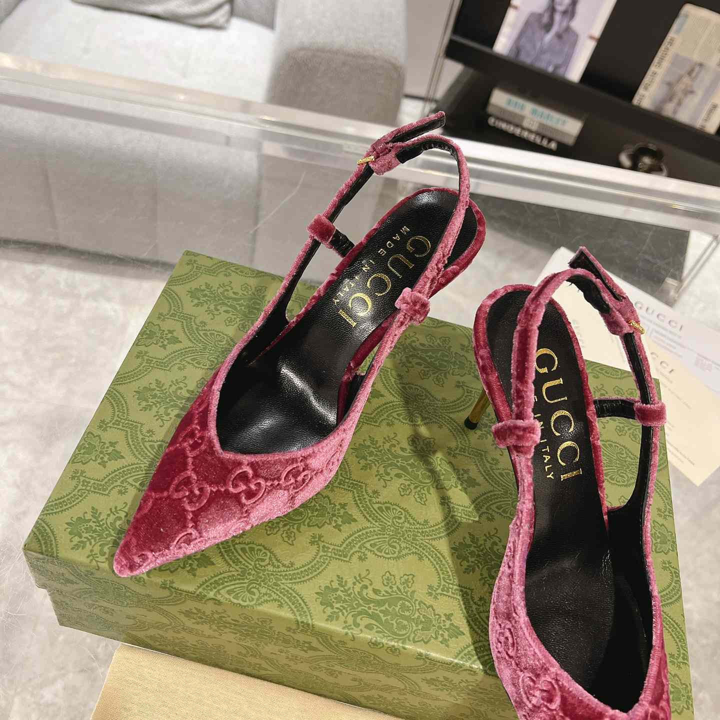 Gucci Women's GG Slingback Pump - PerfectKickZ