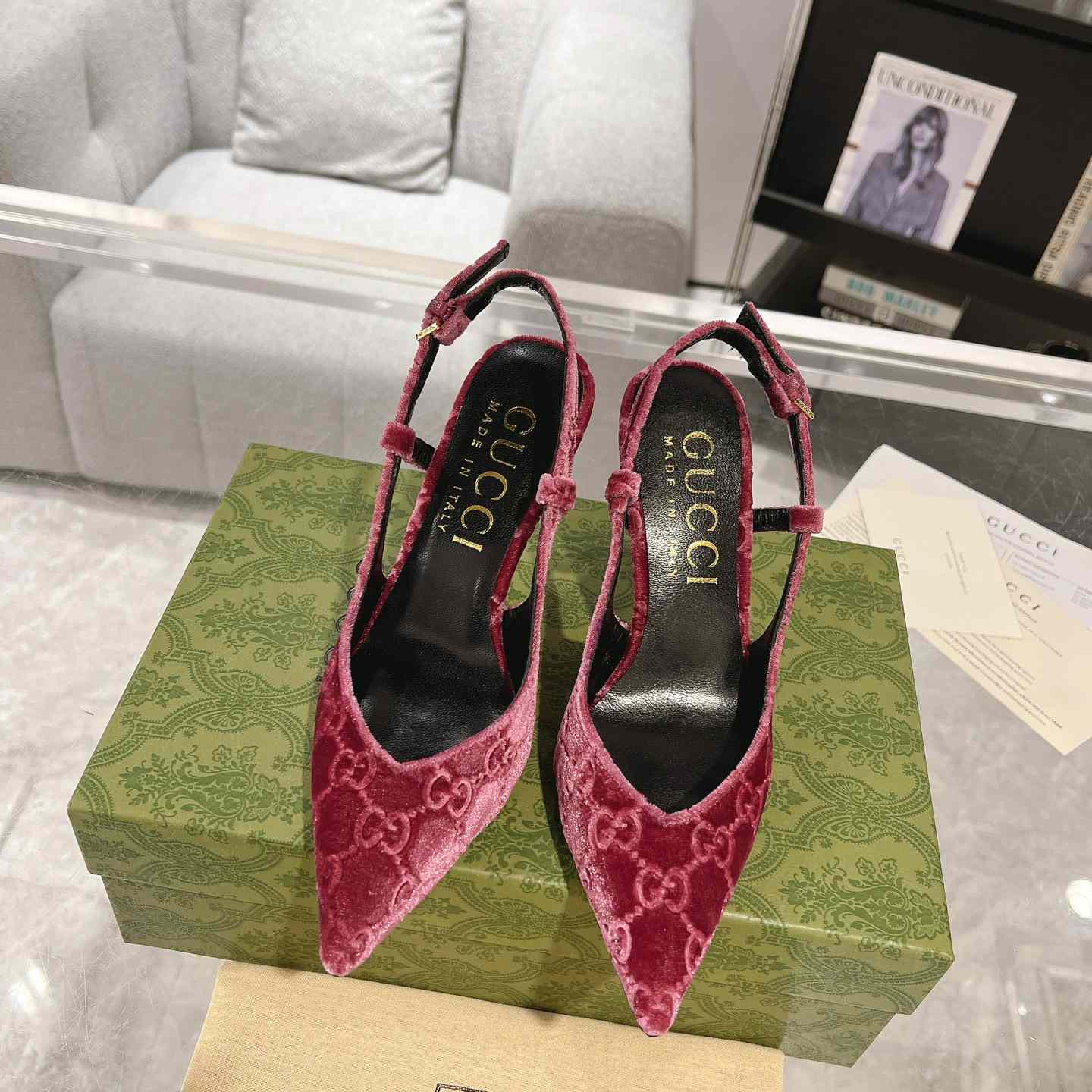 Gucci Women's GG Slingback Pump - PerfectKickZ
