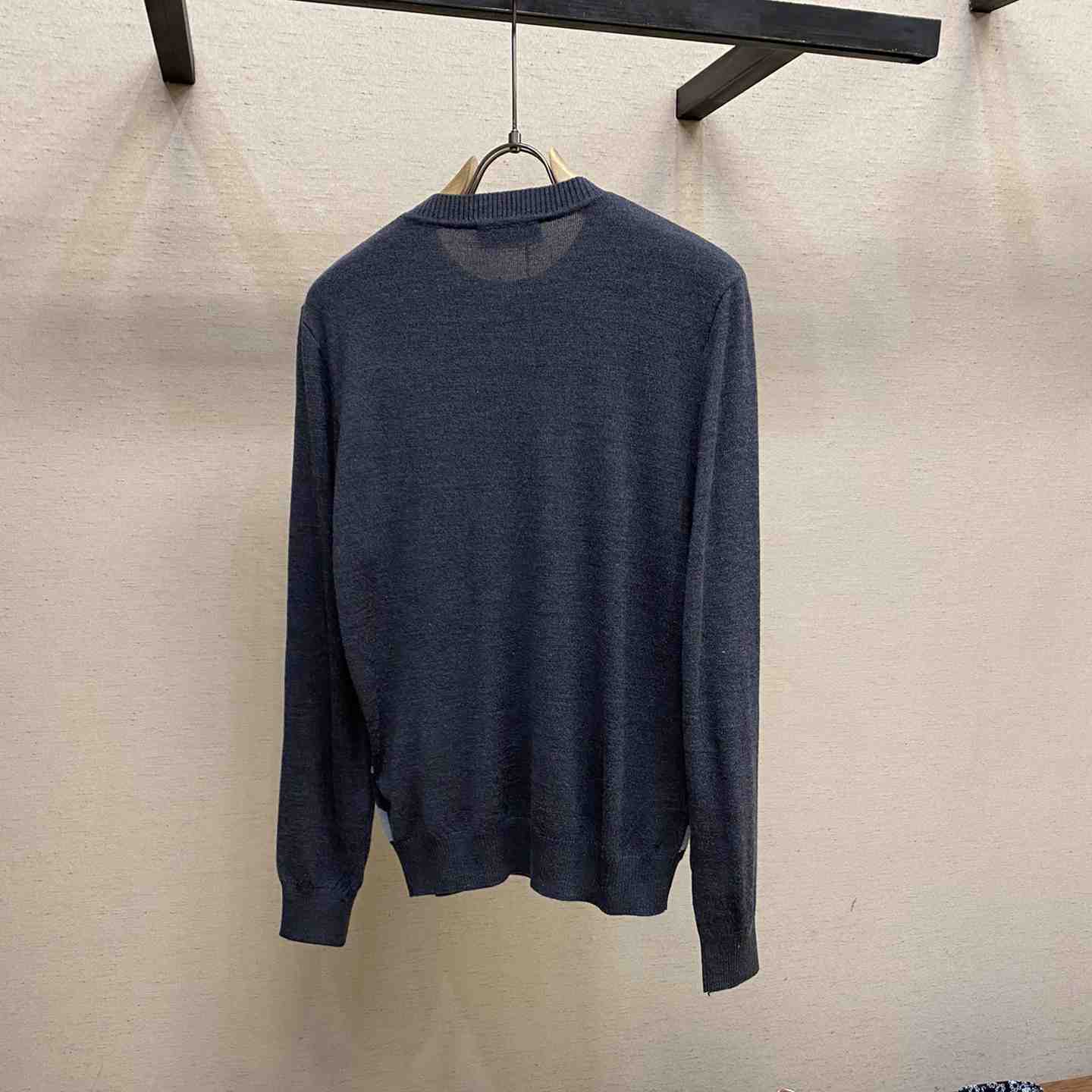 Fendi Gray Wool Sweater - PerfectKickZ