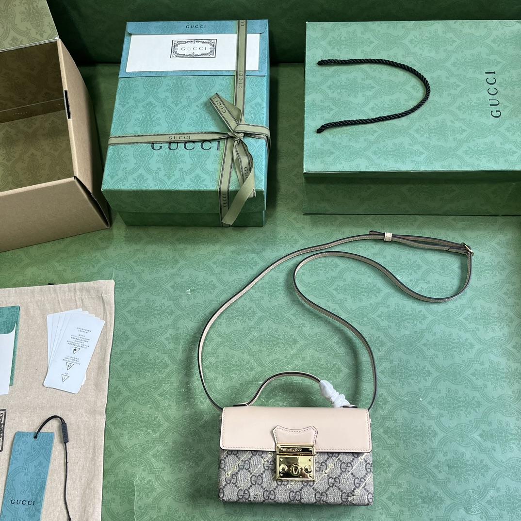 Gucci Padlock Mini Bag With Horsebit Print - 