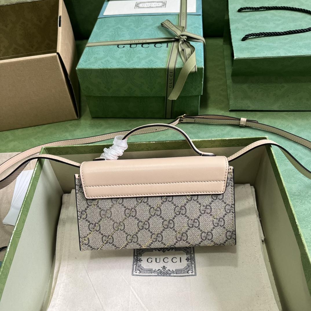 Gucci Padlock Mini Bag With Horsebit Print - 