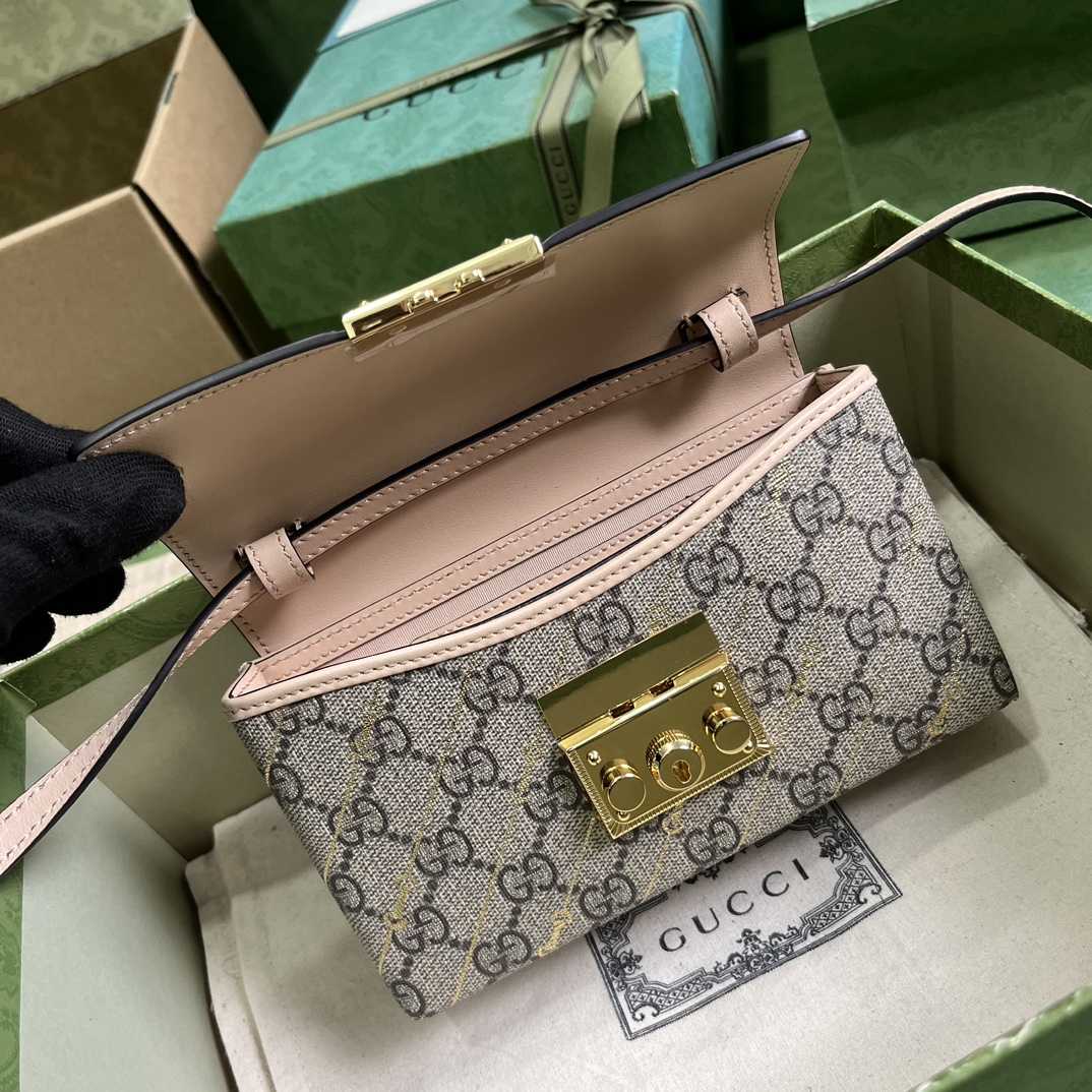 Gucci Padlock Mini Bag With Horsebit Print - 