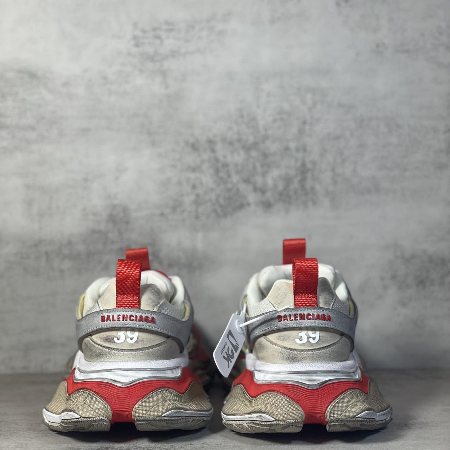 Balenciaga Cargo Sneaker In Beige, Grey And Red - PerfectKickZ