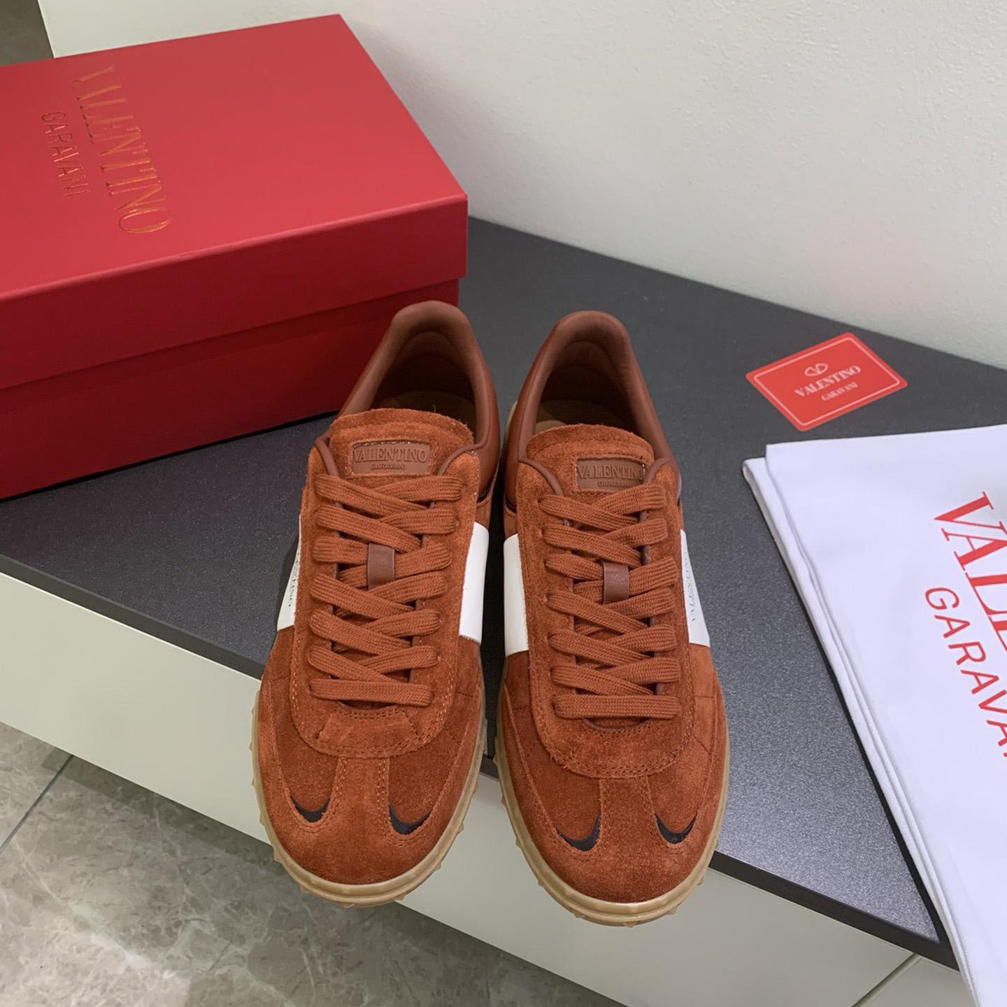 Valenti Upvillage Low Top Sneaker In Split Leather And Calfskin Nappa Leather - PerfectKickZ