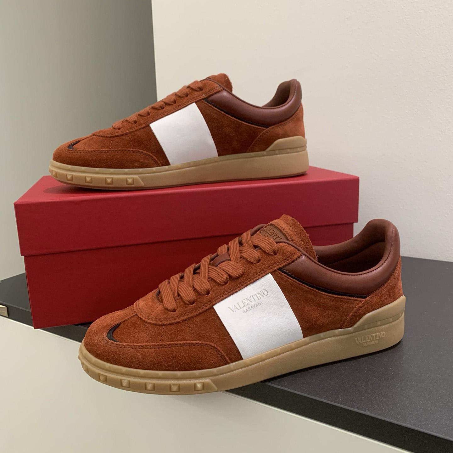 Valenti Upvillage Low Top Sneaker In Split Leather And Calfskin Nappa Leather - PerfectKickZ