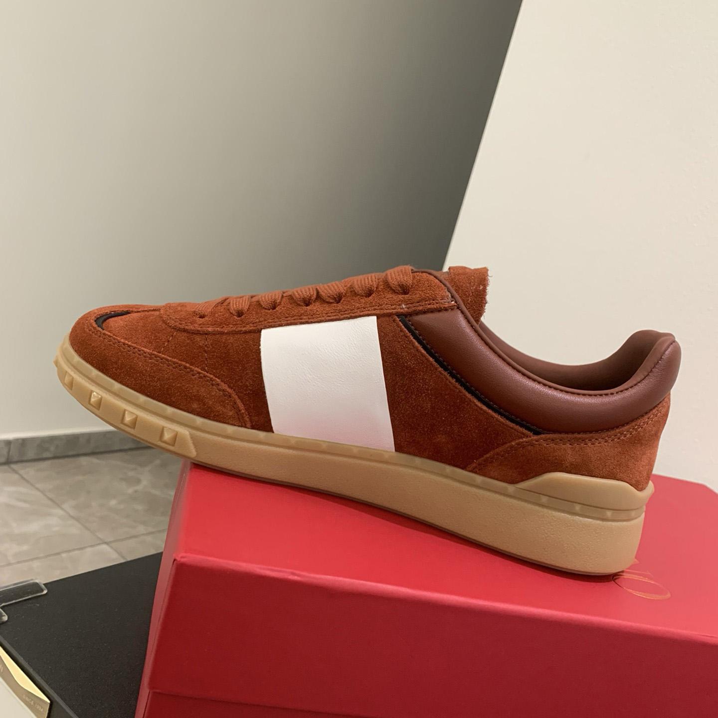 Valenti Upvillage Low Top Sneaker In Split Leather And Calfskin Nappa Leather - PerfectKickZ