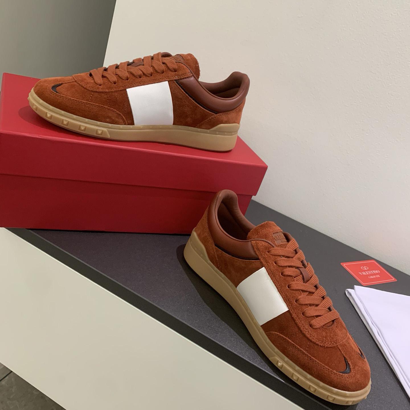 Valenti Upvillage Low Top Sneaker In Split Leather And Calfskin Nappa Leather - PerfectKickZ