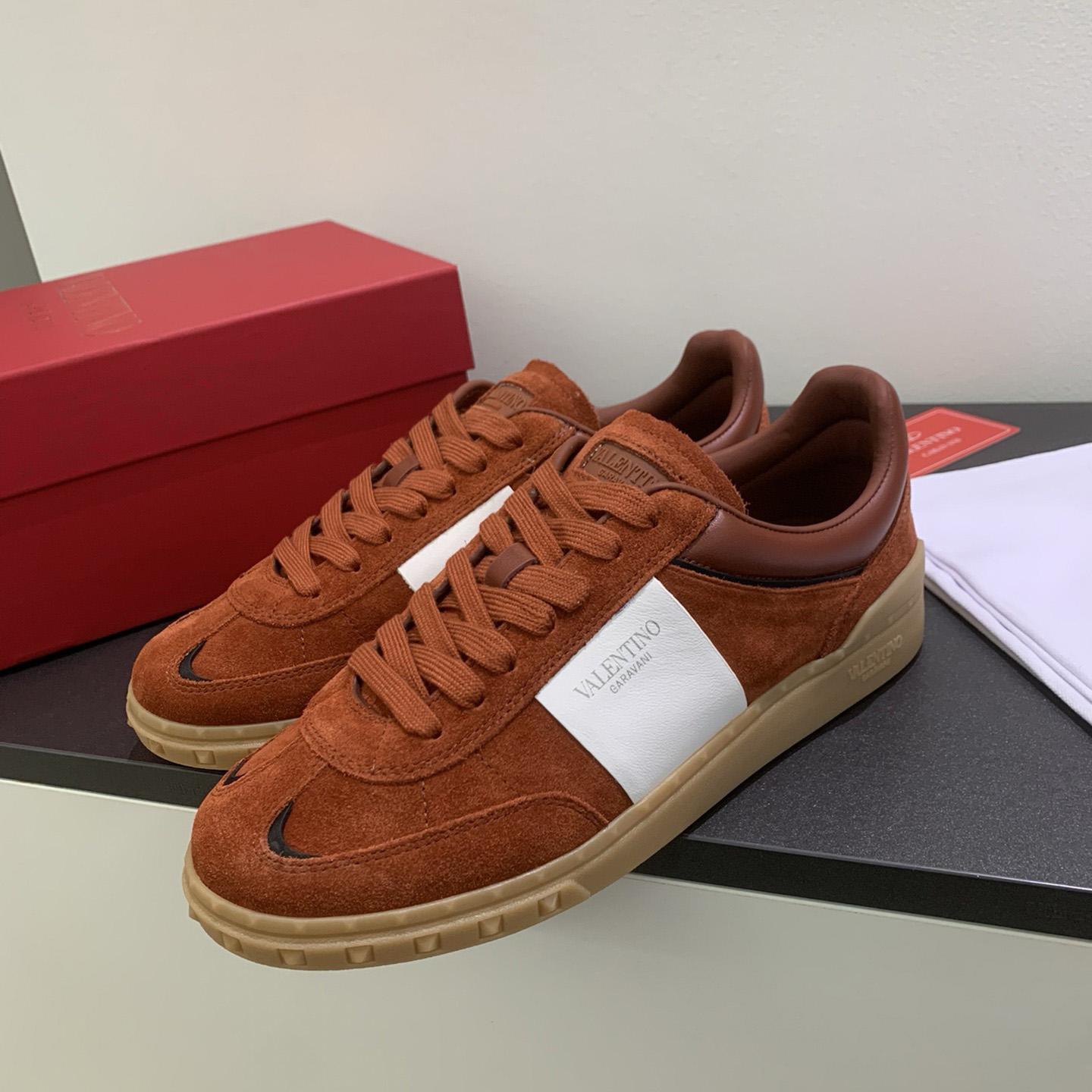Valenti Upvillage Low Top Sneaker In Split Leather And Calfskin Nappa Leather - PerfectKickZ