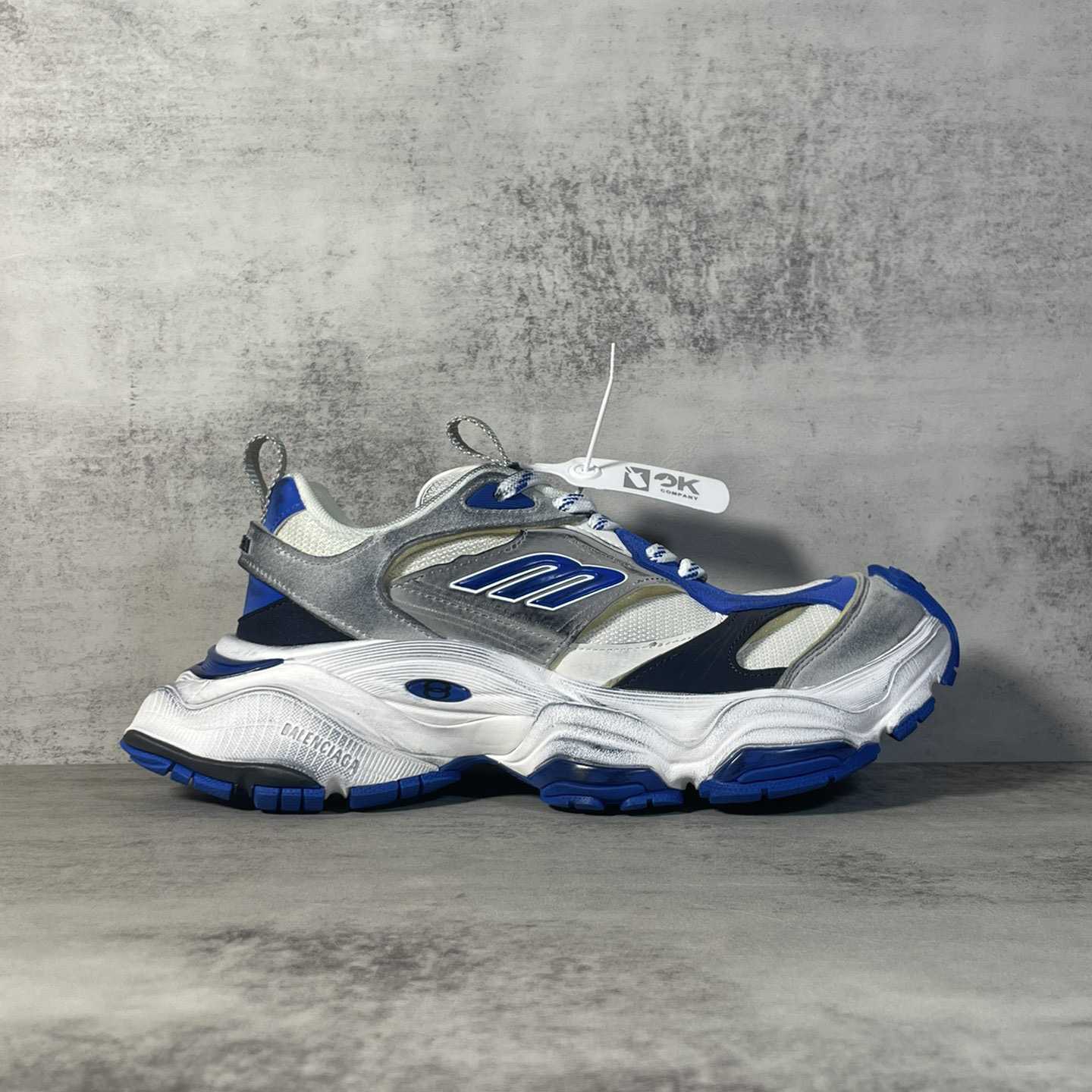 Balenciaga Cargo Sneaker In Grey,White And Blue  - PerfectKickZ