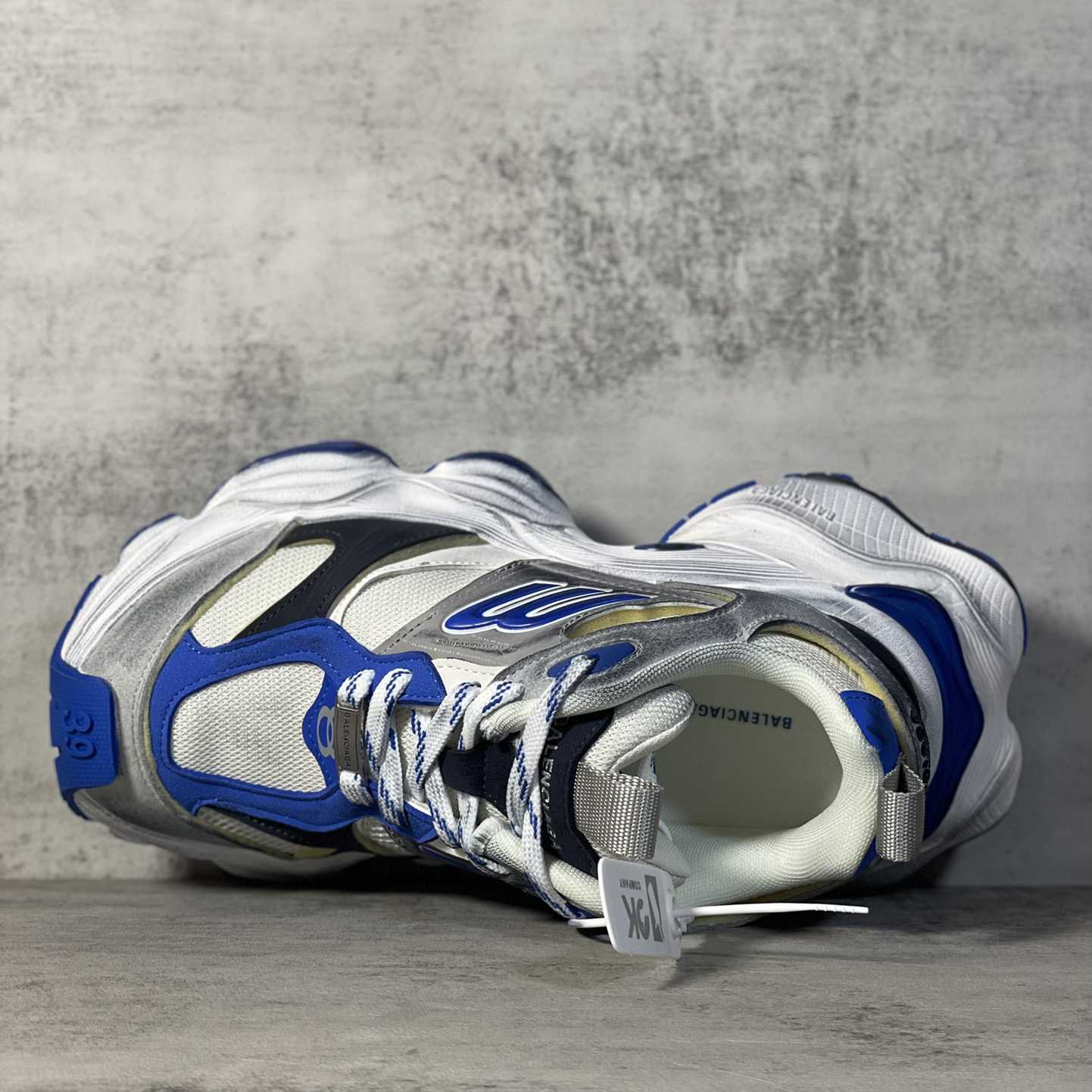 Balenciaga Cargo Sneaker In Grey,White And Blue  - PerfectKickZ