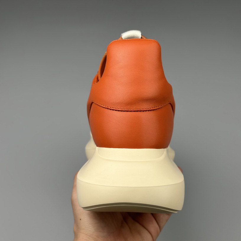 Rick Owens Geth Leather Sneakers - PerfectKickZ