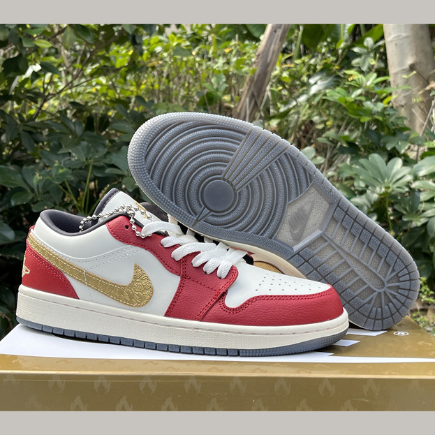  Air Jordan 1 Low SE “Year of the Dragon” Sneaker   FJ5735-100 - PerfectKickZ