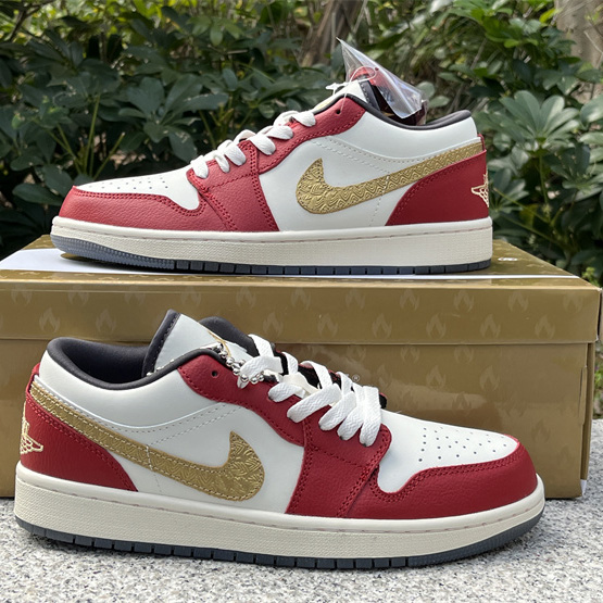  Air Jordan 1 Low SE “Year of the Dragon” Sneaker   FJ5735-100 - PerfectKickZ