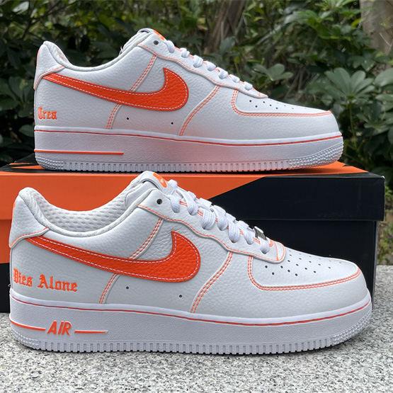 VLONE xNike Air Force 1Low orang Sneaker      AA5360-100 - 