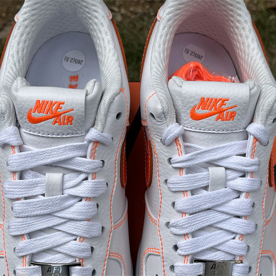 VLONE xNike Air Force 1Low orang Sneaker      AA5360-100 - 