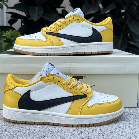Travis Scott x Air Jordan 1 Low “Canary”  Sneaker   DZ4137-700 - 