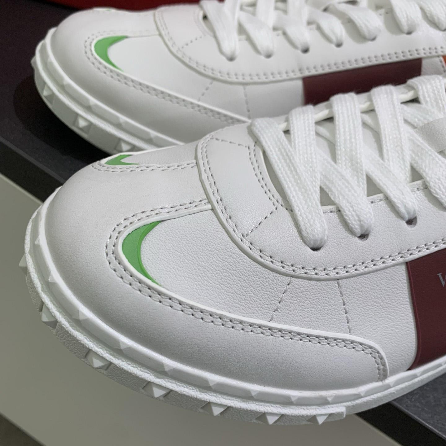 Valenti Upvillage Low Top Sneaker In Split Leather And Calfskin Nappa Leather - PerfectKickZ