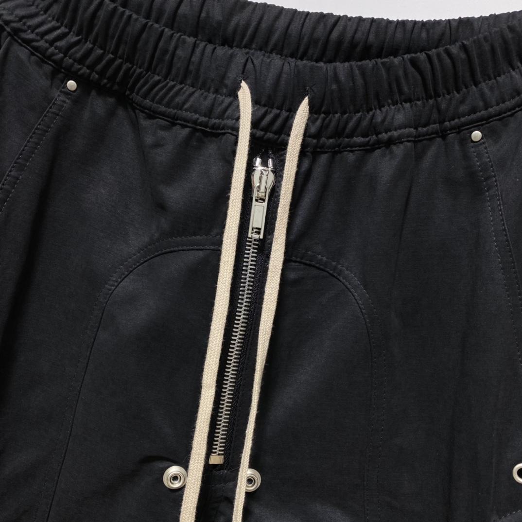Rick Owens Black Bauhaus Cargo Pants - PerfectKickZ