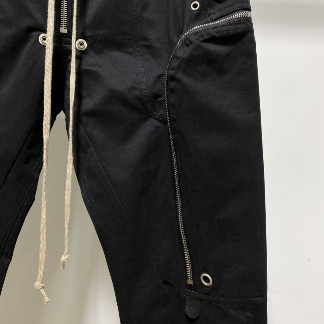 Rick Owens Black Bauhaus Cargo Pants - PerfectKickZ
