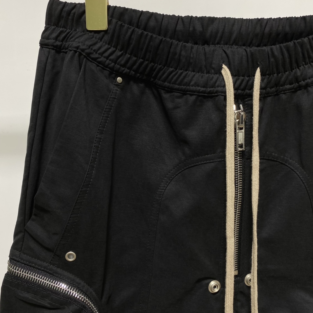 Rick Owens Black Bauhaus Cargo Pants - PerfectKickZ