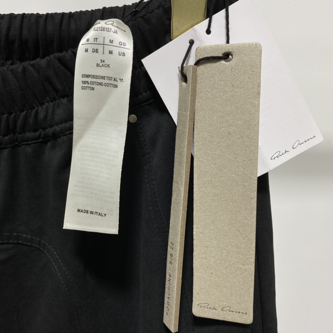 Rick Owens Black Bauhaus Cargo Pants - PerfectKickZ