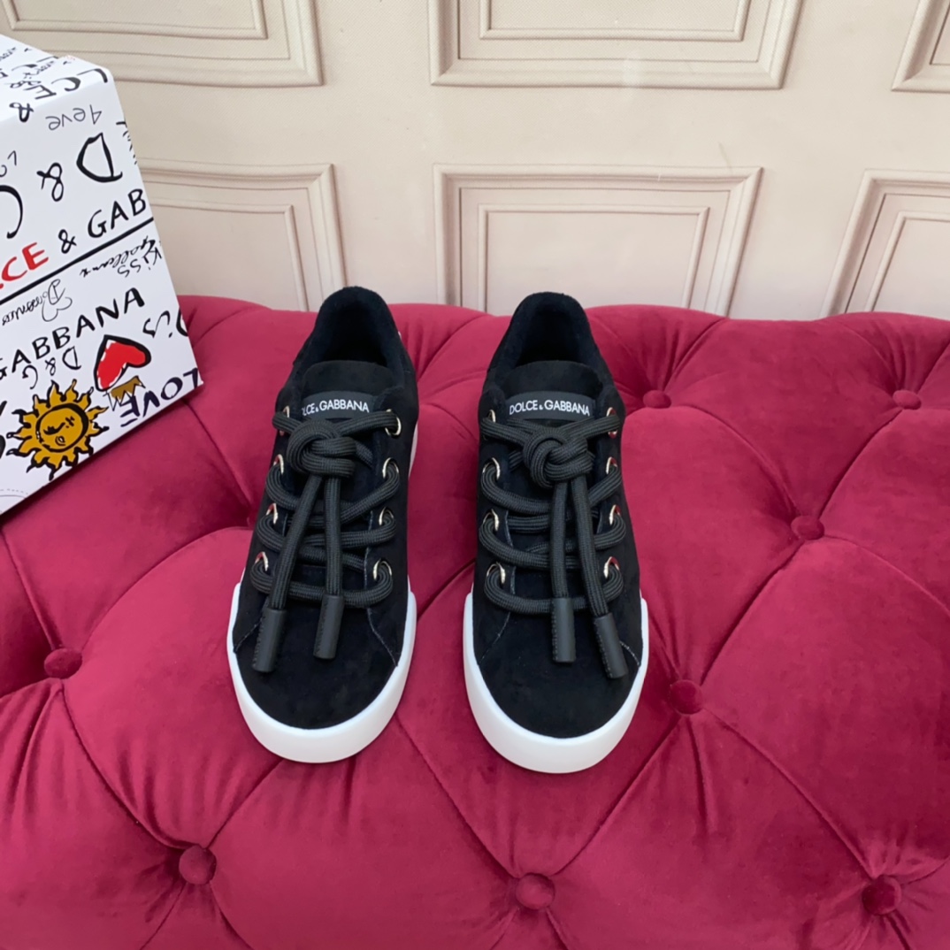 Dolce & Gabbana Fabric Portofino Sneakers - PerfectKickZ
