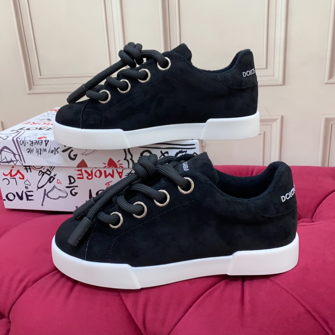Dolce & Gabbana Fabric Portofino Sneakers - PerfectKickZ
