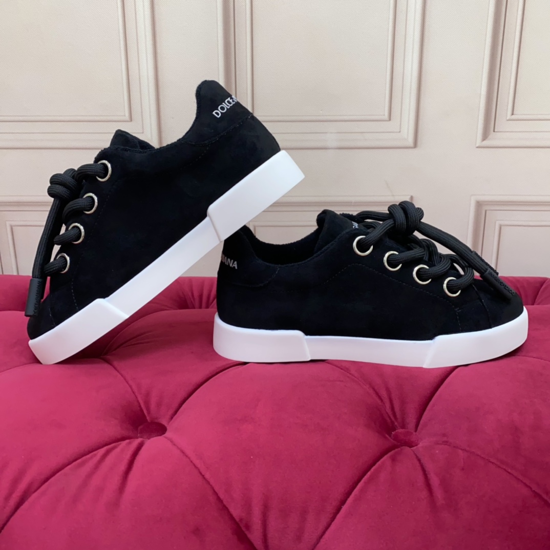 Dolce & Gabbana Fabric Portofino Sneakers - PerfectKickZ