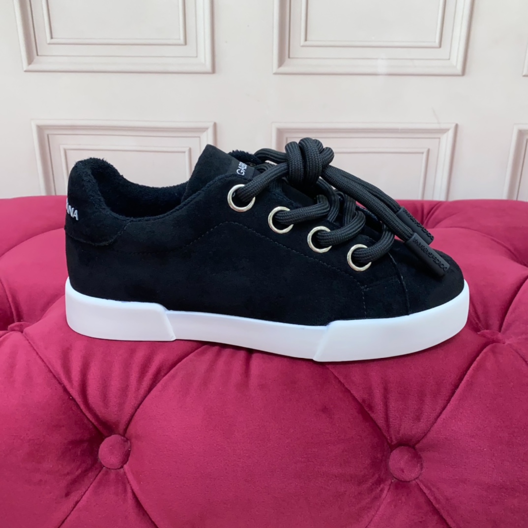 Dolce & Gabbana Fabric Portofino Sneakers - PerfectKickZ
