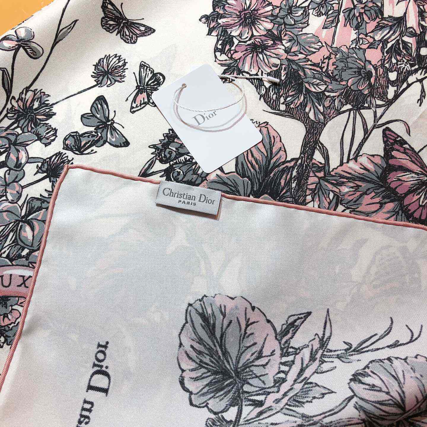 Dior Butterfly Around The World 90 Square Scarf - PerfectKickZ