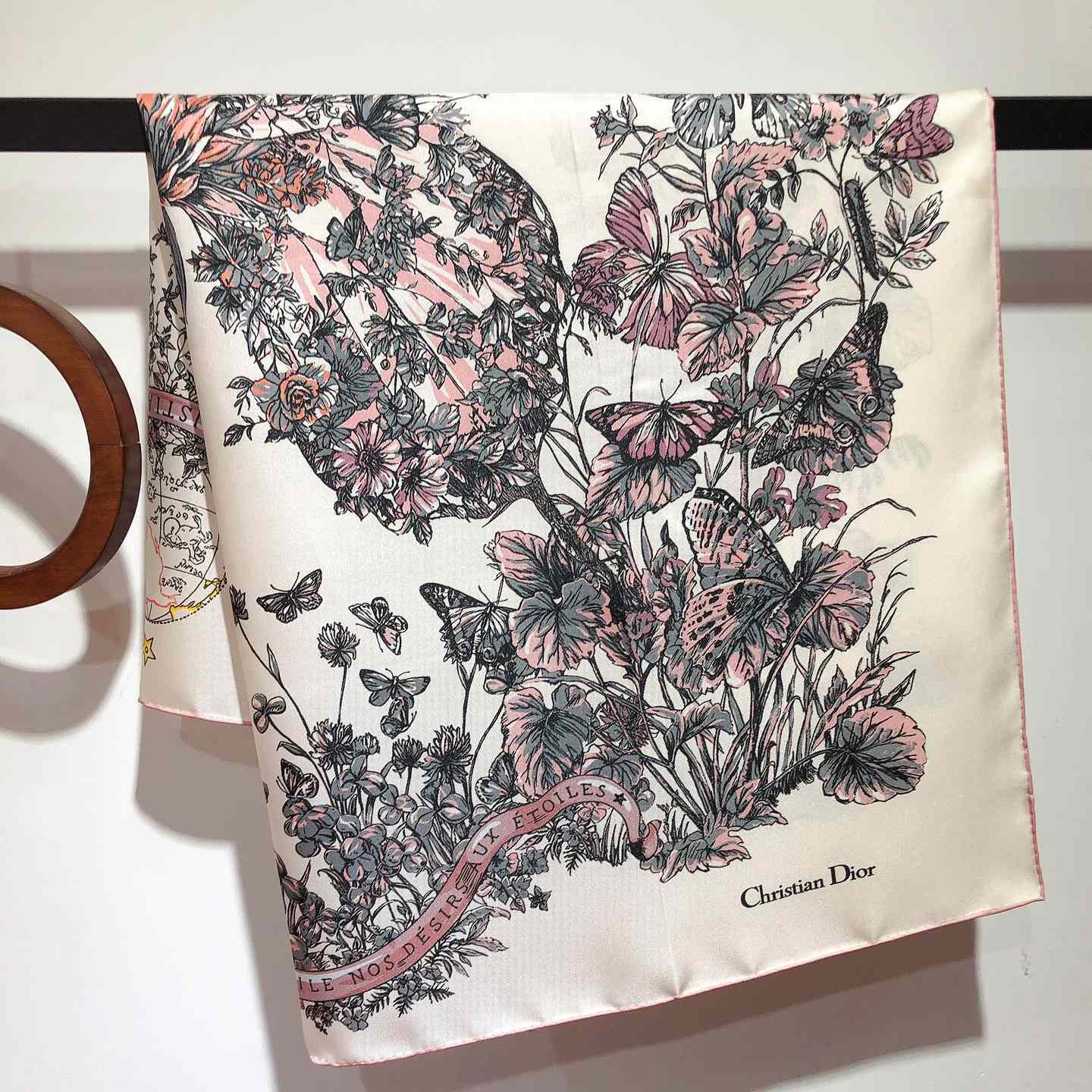Dior Butterfly Around The World 90 Square Scarf - PerfectKickZ
