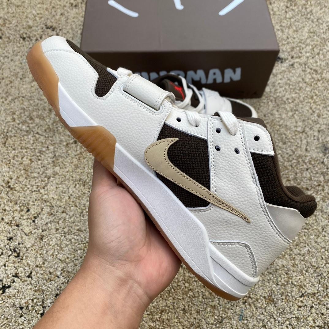 Travis Scott x Jordan Executive The Check Sneaker    fz8117-100 - PerfectKickZ