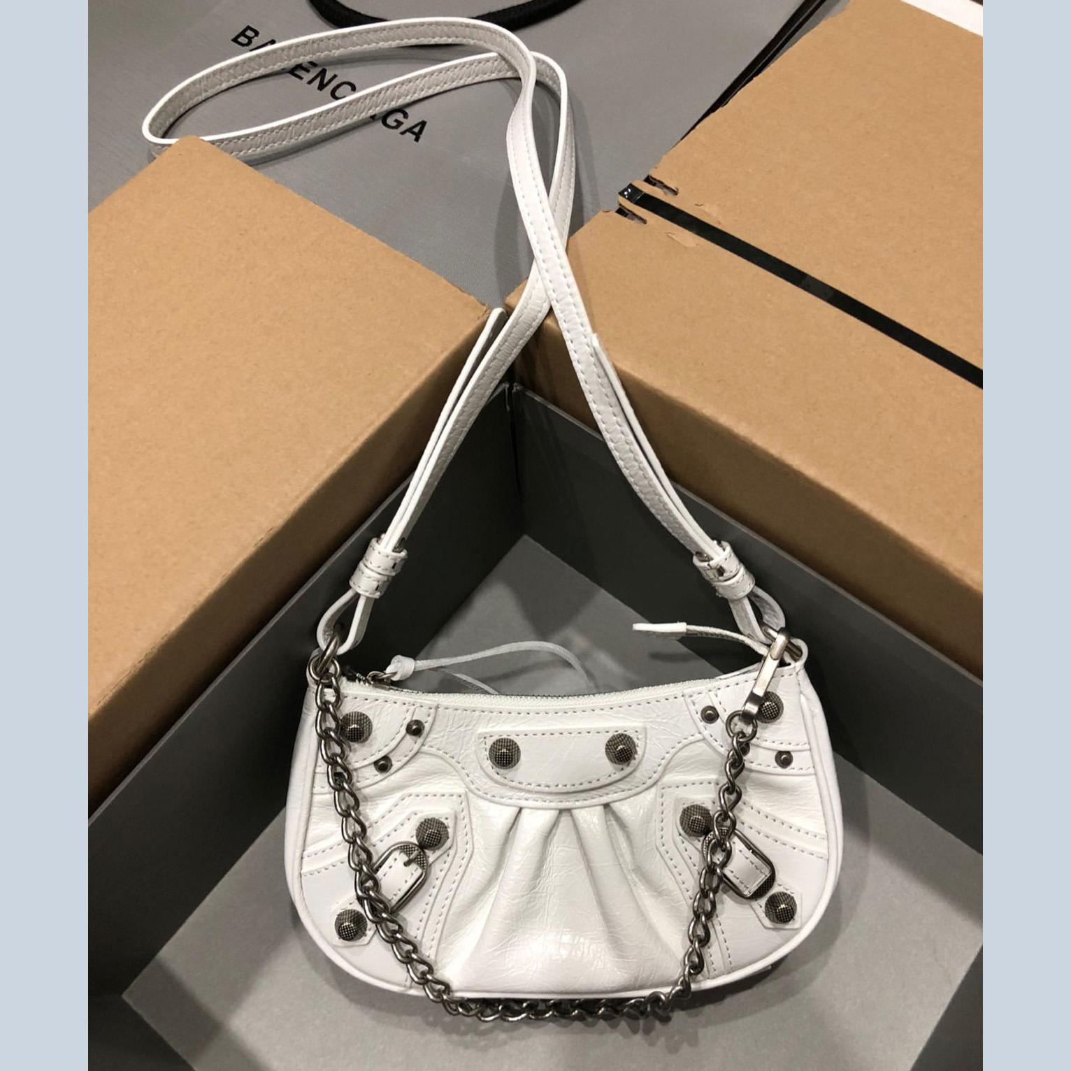 Balenciaga mini Le Cagole Embossed Shoulder Bag   20-11-4 CM - PerfectKickZ