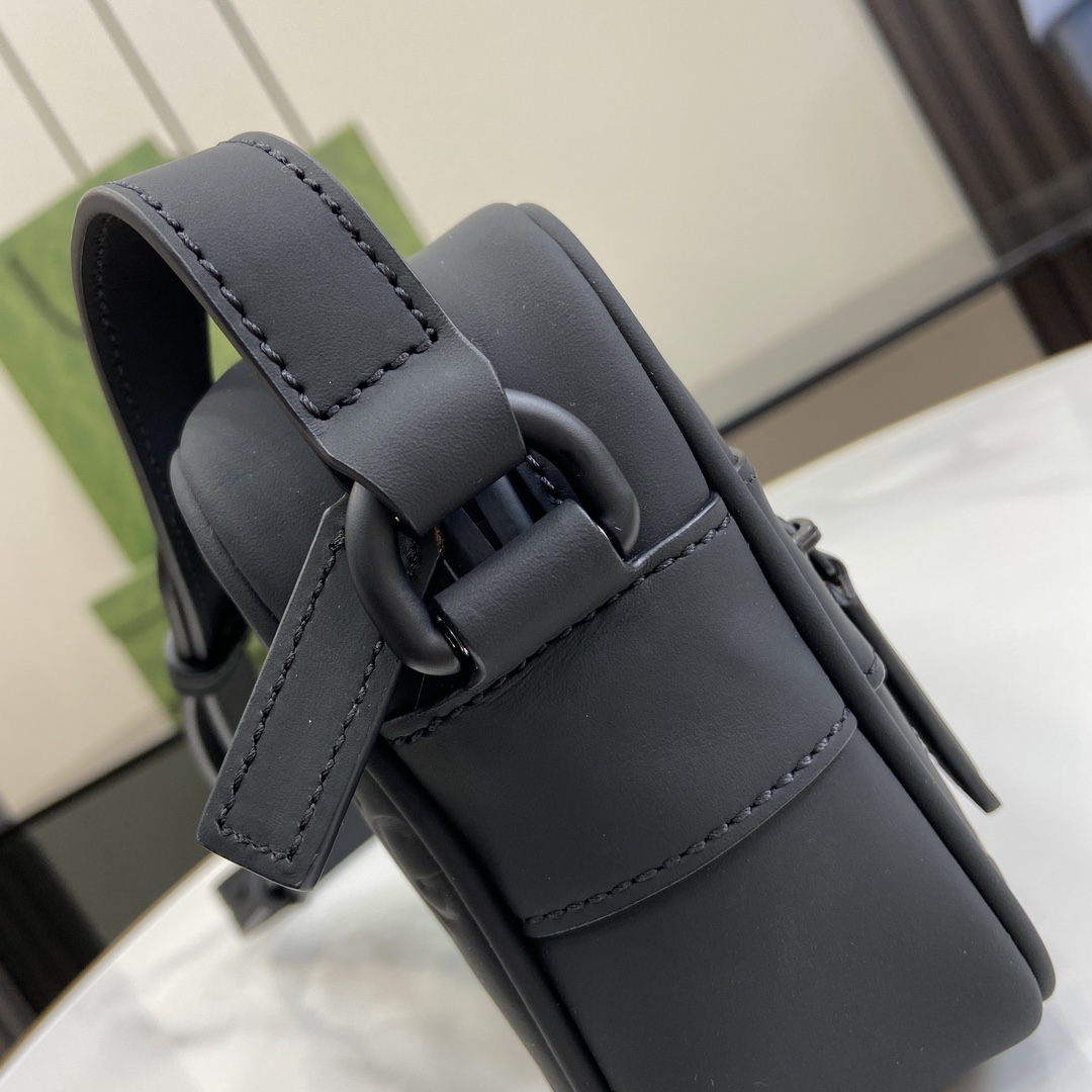 Gucci GG Rubber-effect Mini Shoulder Bag - PerfectKickZ