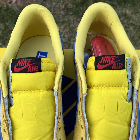 Travis Scott x Air Jordan 1 Low Canary Sneaker      DZ4137-700 - PerfectKickZ