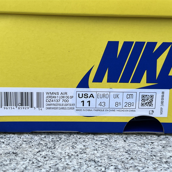 Travis Scott x Air Jordan 1 Low Canary Sneaker      DZ4137-700 - PerfectKickZ