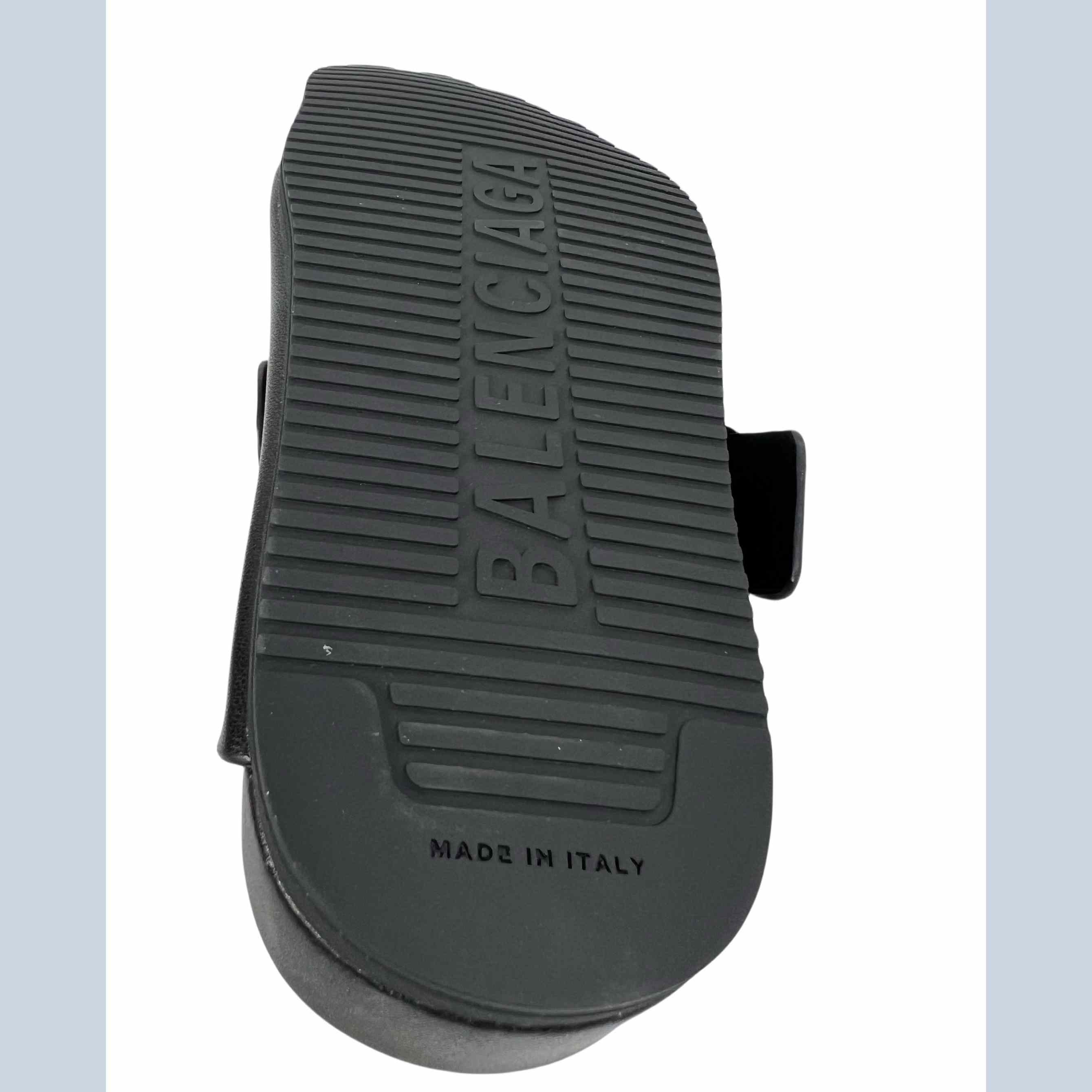 Balenciaga Sunday Mule In Black  - PerfectKickZ
