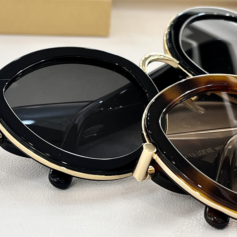 Loewe Metal Daisy Sunglasses In Acetate In Metal - PerfectKickZ