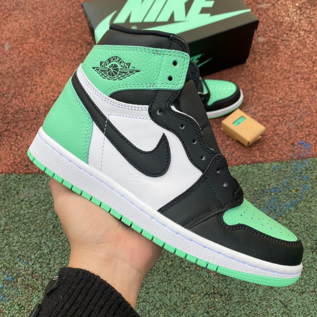 Air Jordan 1 Retro High OG “Green Glow” Sneaker    DZ5485-130 - PerfectKickZ