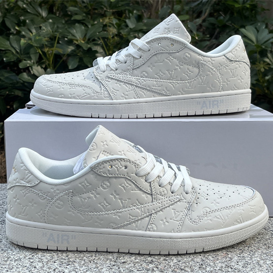 Louis Vuitton X Air Jordan 1 Low Sneaker      1A9V87 - PerfectKickZ